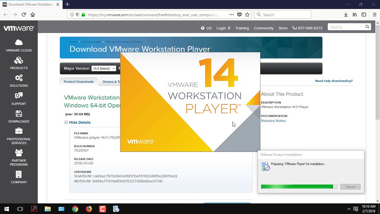 Vmware free version